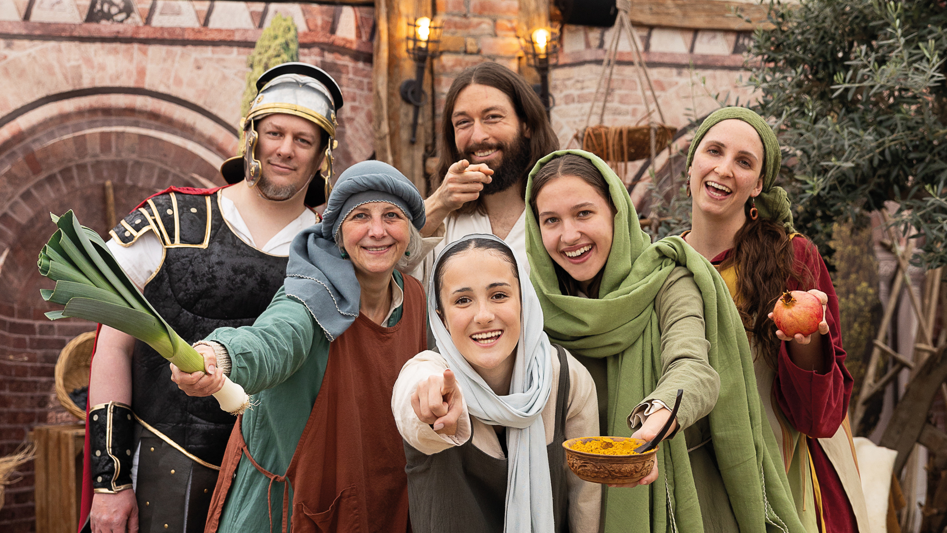 Mitarbeiter auf dem Markt